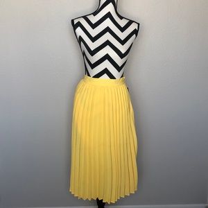 Pleated Midi Skirt